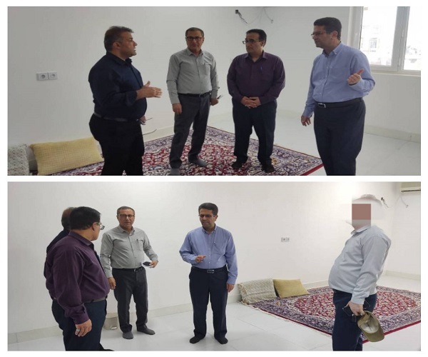 بازدید مدیرکل کمیته امداد استان بوشهر از یک واحد مسکونی تحویلی به مددجویان در شهر شبانکاره